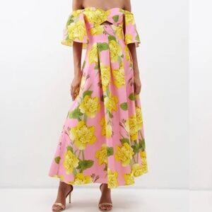 Borgo de nor Giovanna floral off the shoulder dress US 12/UK 16 worn once